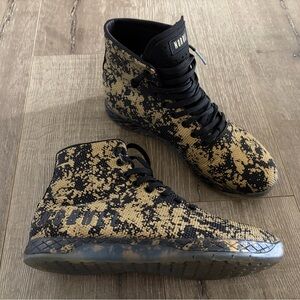 NOBULL Black and Gold Outwork High-Tops Trainers M 9.5 / W 11